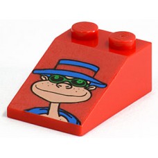 Part 30474pb01 Red Slope 33 3 x 2 Smooth with McDonald's Hamburglar Pattern 
